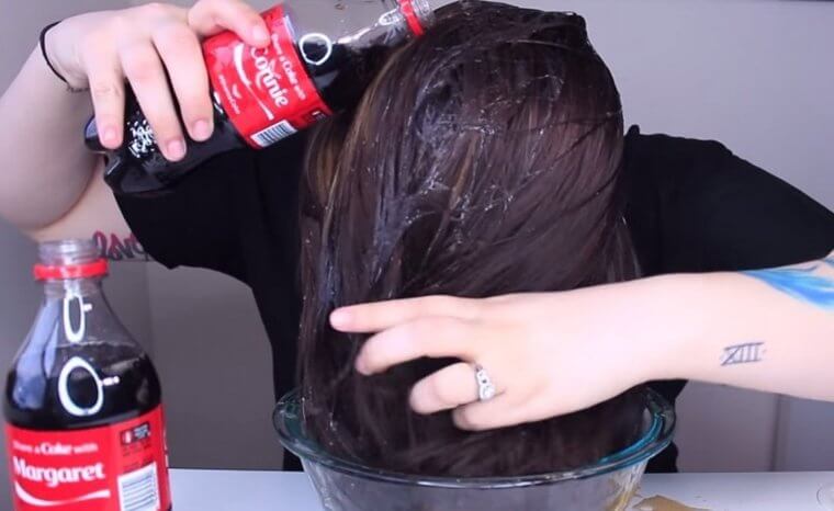 Coca-Cola as a Shampoo