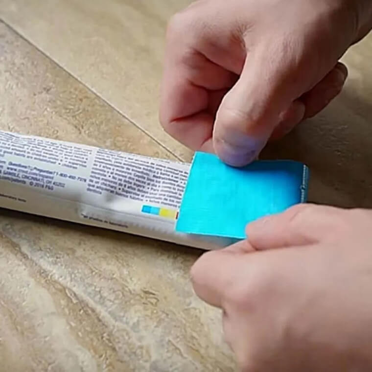 Use Tape To Get The Most Out Of Your Toothpaste