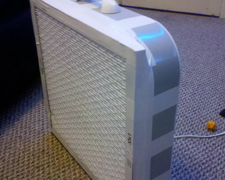Strap A Filter To Your Box Fan