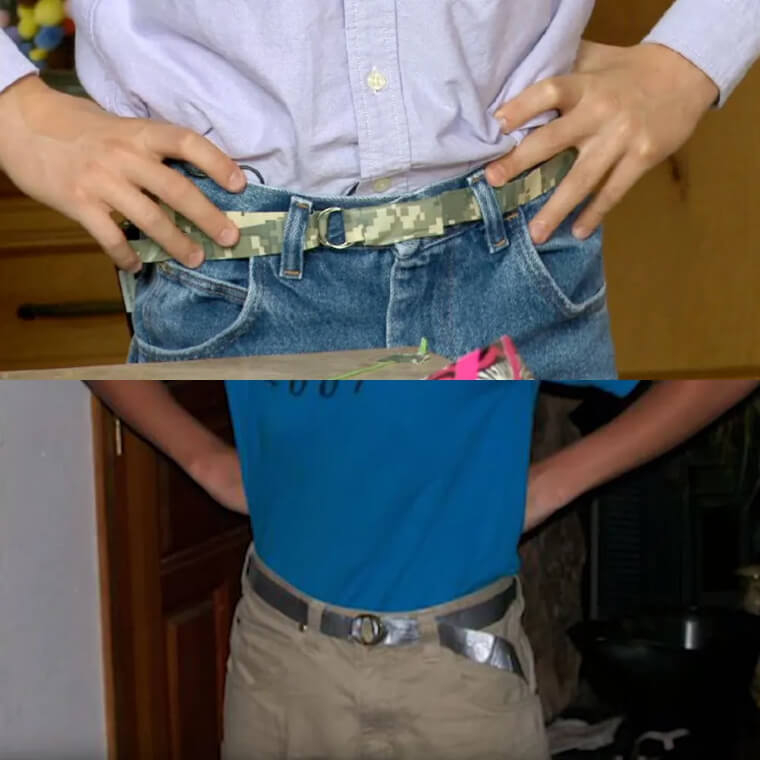 Use Duct Tape To Make A Belt