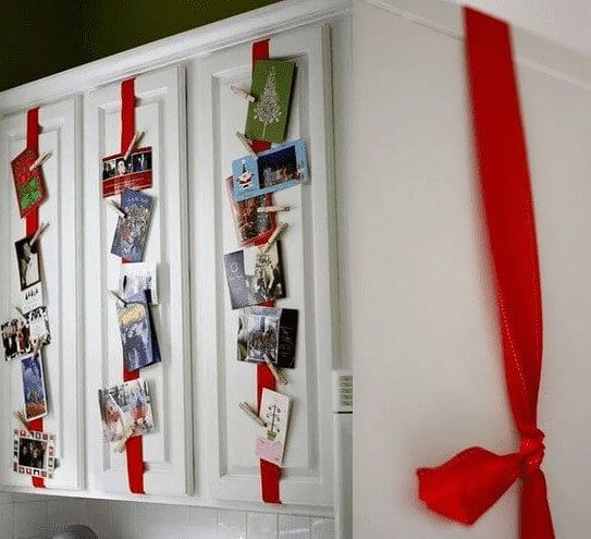 Turn Your Holiday Cards Into Decor