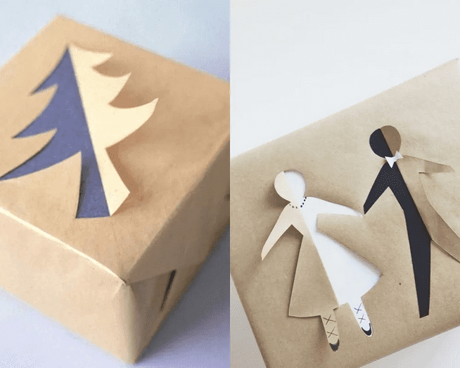 Use Regular Paper as Fun Gift Wrapping