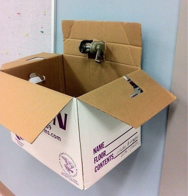 Use Cardboard Boxes to Keep Classrooms Clean