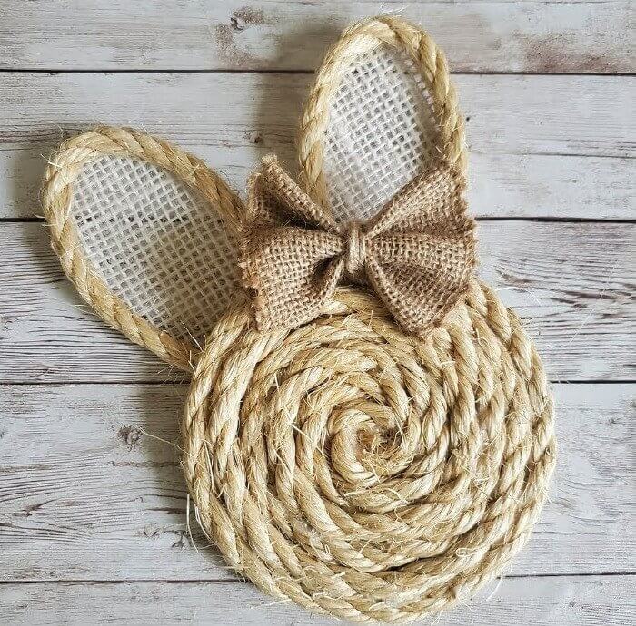 Make Decorative Easter Coasters Out of Rope