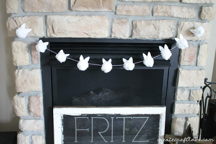 Make a Paper Bunny Garland