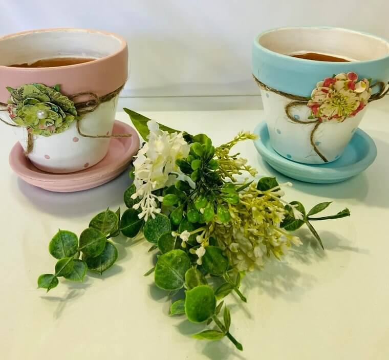 Paint Your Flower Pots for a Festive Look