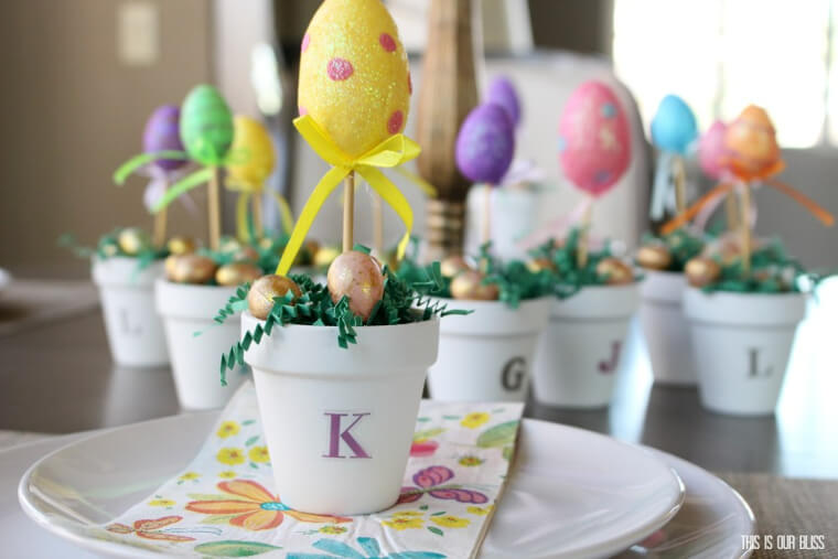Create Easter Egg Centerpieces